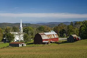 USA, New England, Vermont, Peacham, autumn