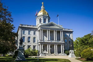 USA, New Hampshire, Concord, New Hampshire State House, exterior
