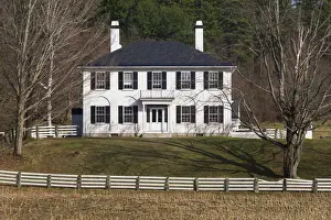 Northeastern Prints: USA, New Hampshire, Orford, one of the seven Ridge Federalist-style houses