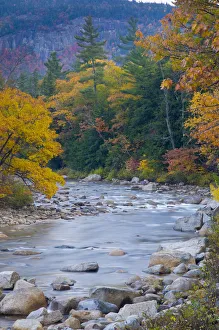 Images Dated 13th February 2009: USA, New Hampshire, White Mountain National Park, Swift River