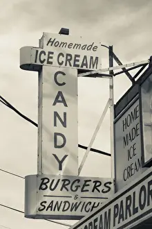 Ice Cream Prints: USA, New Jersey, Bloomfield, Holstens Ice Cream Parlor, final location used for