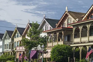 USA, New Jersey, Cape May, Cape May Architecture, Victorian house details