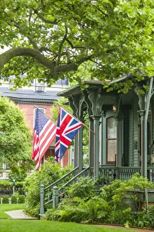 Images Dated 1st December 2017: USA, New Jersey, Cape May, Cape May Architecture, Victorian house details