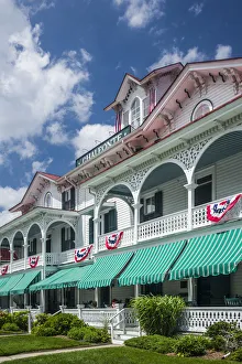 Images Dated 1st December 2017: USA, New Jersey, Cape May, The Chalfonte Hotel, hotel in Victorian era building