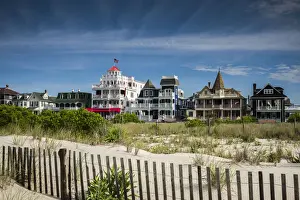 USA, New Jersey, Cape May, Victorian houses along Beach Avenue