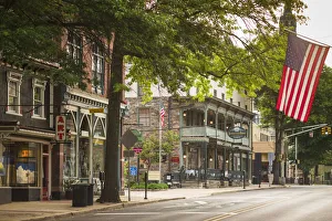 Images Dated 1st December 2017: USA, New Jersey, Delaware River Valley, Lambertville, downtown