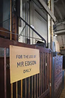 USA, New Jersey, West Orange, Thomas Edison National Historical Park, interior