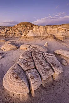 Images Dated 24th November 2021: USA, New Mexico, Bisti Wilderness area, Bisti badlands