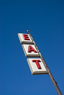 Diner Prints: USA, New Mexico, Route 66, San Jon