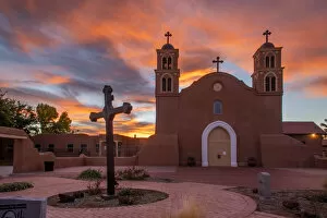 Adobe Gallery: USA, New Mexico, Socorro, San Miguel, Catholic church