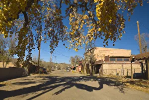 USA, New Mexico, Turquoise Trail, Cerrillos, Site of first mine in North America (AD100)