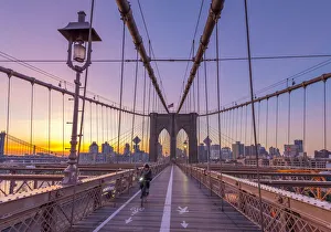 Images Dated 11th January 2016: USA, New York, Brooklyn Bridge