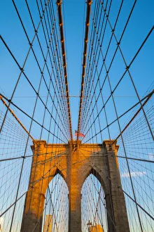 Images Dated 11th January 2016: USA, New York, Brooklyn Bridge