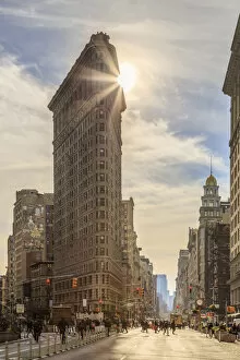 Usa, New York City, Flatiron district, Flatiron Building