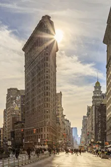Madison Square Park Prints: Usa, New York City, Flatiron district, Flatiron Building