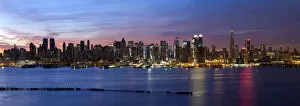 USA, New York City, Manhattan, Midtown across Hudson River