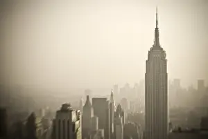USA, New York City, Manhattan Skyline including Empire State Building