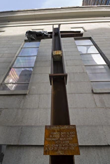 Images Dated 7th February 2008: USA, New York City, Manhattan, World Trade Center, The Cross at Ground Zero'
