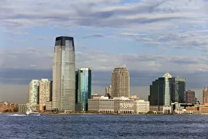 Images Dated 30th November 2009: USA, New York City, Modern architecture of New Jersey viewed across the Hudson river