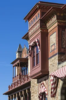 Hudson Prints: USA, New York, Hudson Valley, Hudson, Olana State Historic Site, Persian-style former