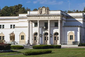 USA, New York, Hudson Valley, Saratoga Springs, Saratoga Spa State Park, Lincoln Baths