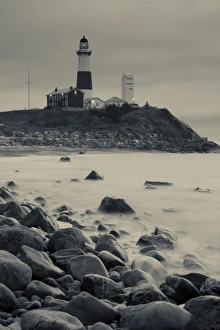 Images Dated 25th April 2009: USA, New York, Long Island, Montauk, Montauk Point LIghthouse