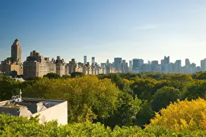 USA, New York, Manhattan, Central Park from Metropolitan Museum of Art