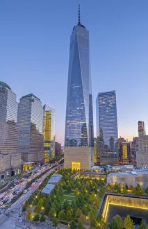 Images Dated 11th January 2016: USA, New York, Manhattan, Downtown, World Trade Center, Freedom Tower or One World