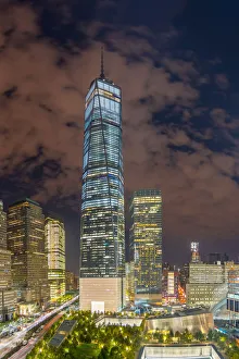 Images Dated 11th January 2016: USA, New York, Manhattan, Downtown, World Trade Center, Freedom Tower or One World