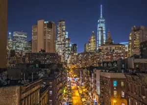 Images Dated 11th January 2016: USA, New York, Manhattan, Lower Manhattan, Chinatown, Madison Street, Freedom Tower