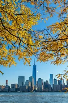 Leaves Gallery: USA, New York, Manhattan, Lower Manhattan and World Trade Center, Freedom Tower