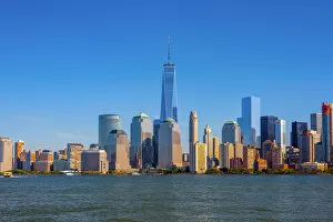 Images Dated 16th February 2016: USA, New York, Manhattan, Lower Manhattan and World Trade Center, Freedom Tower