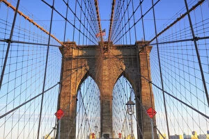 Images Dated 5th January 2016: USA, New York, New York City, Brooklyn Bridge