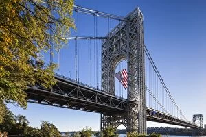 Images Dated 10th October 2016: USA, New York, New York City, George Washington Bridge, morning