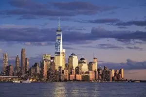 New York City Collection: USA, New York, New York City, Lower Manhattan Skyline