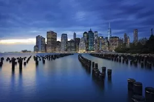 New York City Collection: USA, New York, New York City, Lower Manhattan Skyline