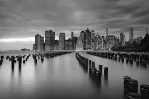USA, New York, New York City, Lower Manhattan Skyline