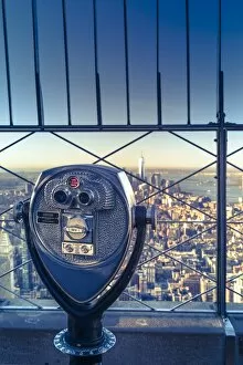 USA, New York, New York City, Manhattan, Empire State Building Observatory