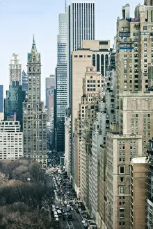 Images Dated 5th June 2014: USA, New York, New York City, Manhattan, view of skyscrapers on the Upper East Side