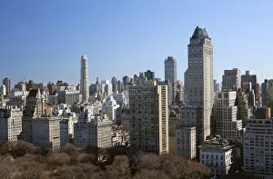 Images Dated 5th June 2014: USA, New York, New York City, Manhattan skyscrapers next to Central Park