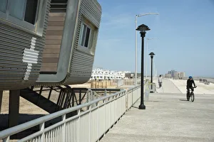 Queens Prints: USA, New York, Queens, Rockaway Beach
