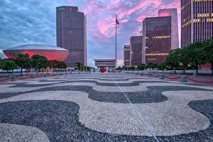 Albany Prints: USA, New York, Upstate, Albany, State Capitol Square