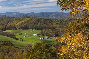 Images Dated 22nd July 2014: USA, North Carolina, Blowing Rock, autumn landscape off of the Blue Ridge Parkway