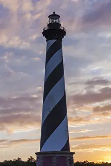 USA, North Carolina, Cape Hatteras National Saeshore, Buxton, Cape Hatteras Lighthouse, b