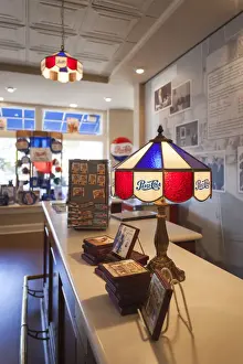 Stained Glass Prints: USA, North Carolina, New Bern, Birthplace of Pepsi-Cola, softdrink created by pharmacist