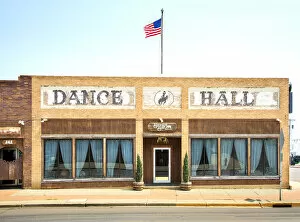 Images Dated 23rd September 2021: USA, North Dakota, Killdeer, Downtown, Main Street, Dance Hall