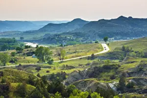 USA, North Dakota, Theodore Roosevelt National Park, North Unit, Badlands