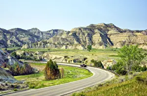 USA, North Dakota, Theodore Roosevelt National Park, North Unit, Badlands