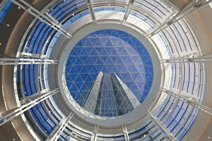 Great Plains Collection: USA, Oklahoma, Oklahoma City, Devon Tower, tallest building, built 2012 atrium
