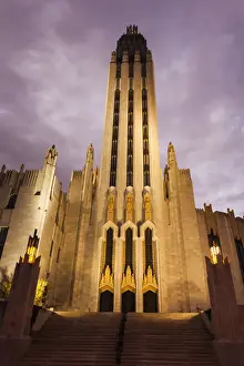 Great Plains Prints: USA, Oklahoma, Tulsa, Boston Avenue United Methodist Church, art-deco skyscraper church